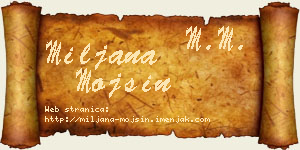 Miljana Mojsin vizit kartica